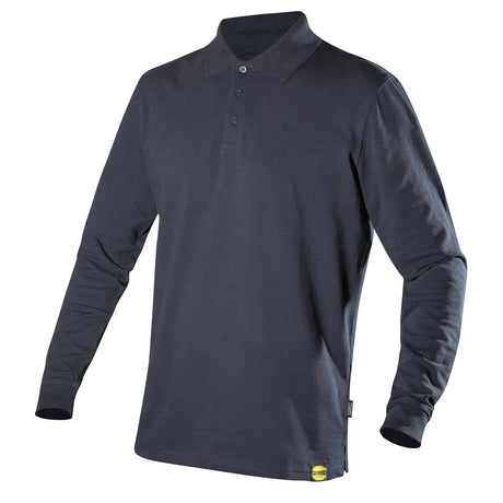 Diadora Atlantis Organic Gots Langarm-Poloshirt – blau