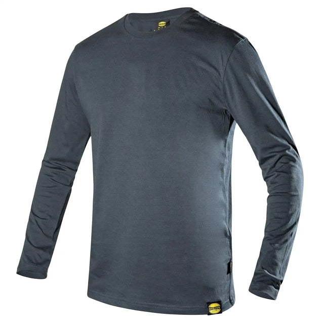 Diadora ML Mono Organic Gots Langarmshirt – blau
