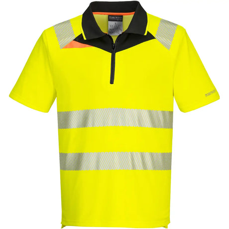 Portwest DX412 DX4 Warnschutz Polo-Shirt – gelb/schwarz