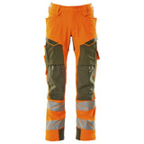 Mascot Kl.2 Accelerate Safe Warn Stretchbundhose 19079-511 – orange/moosgrün