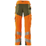 Mascot Kl.2 Accelerate Safe Warn Stretchbundhose 19079-511 – orange/moosgrün