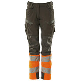 Mascot K1 Acceleratesafe Dame Warn Stretchbundhose – dunkelanthrazit/orange