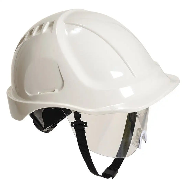 Portwest Schutzhelm mit Visier Endurance Plus PW54 – weiß