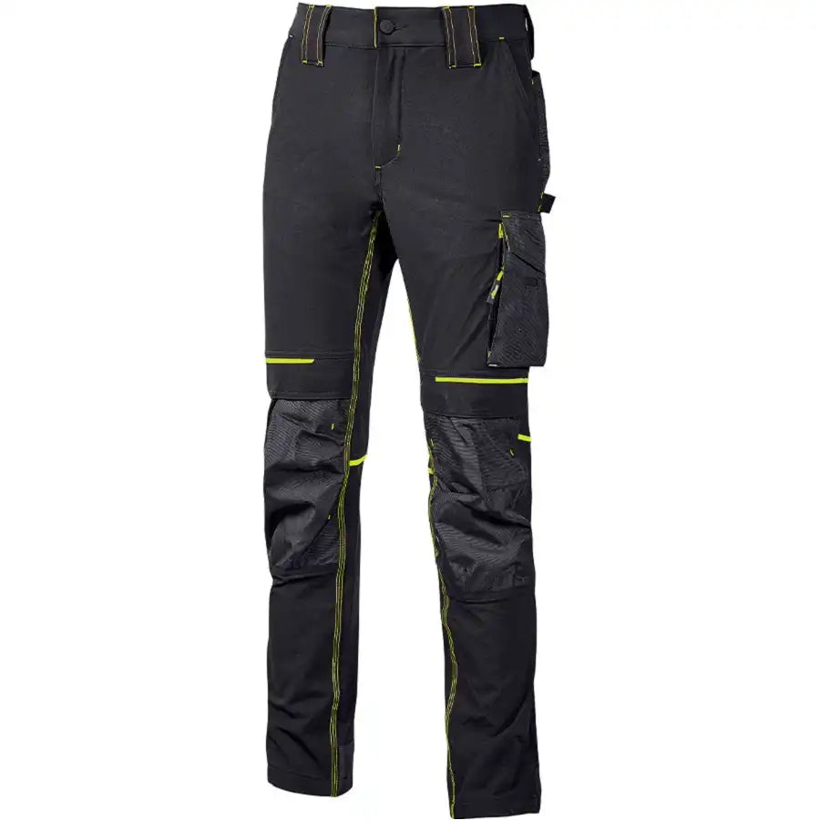 U-Power Atom Short Performance Stretch Bundhose – black carbon