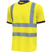 U-Power Glitter Hi-Light Warnschutz T-Shirt – yellow