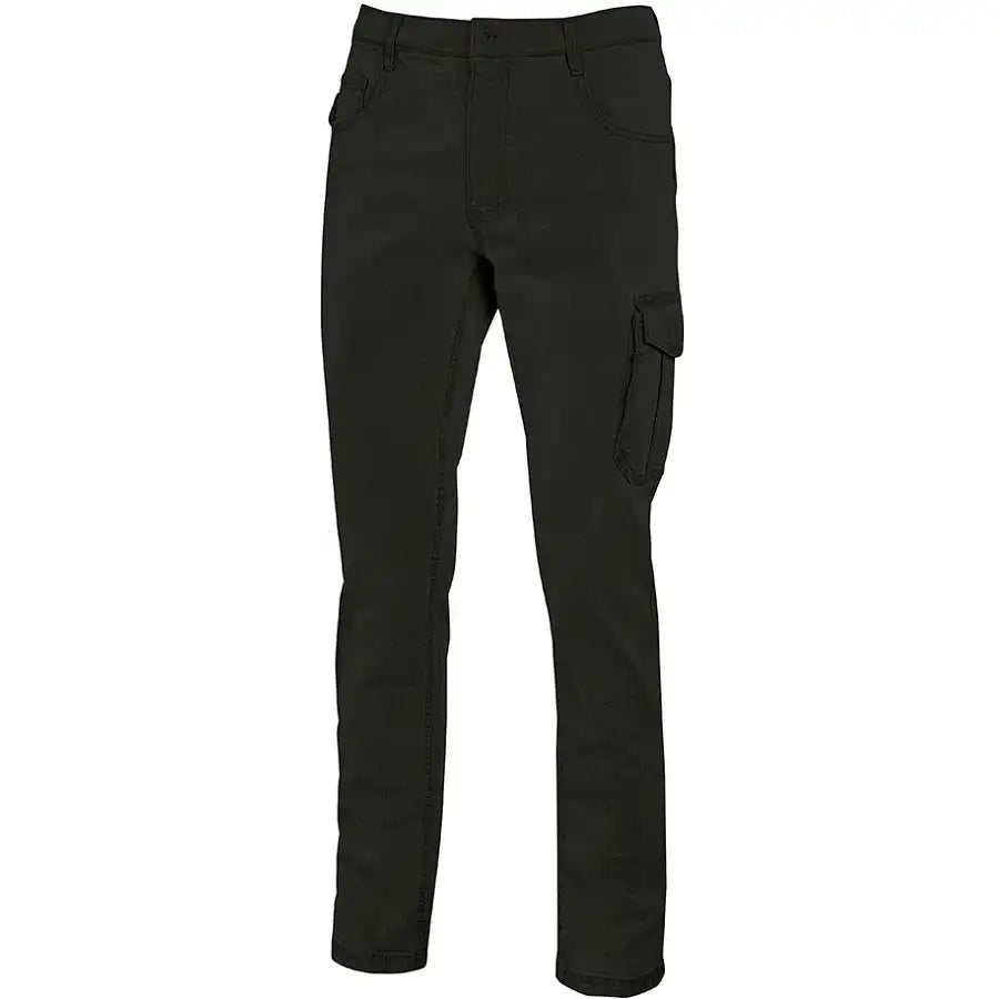 U-Power JAM Smart Stretch Jeans Bundhose – black carbon