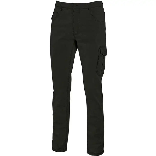U-Power JAM Smart Stretch Jeans Bundhose – black carbon