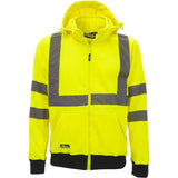 U-Power Melody Warnschutz Kapuzen-Sweatjacke – yellow