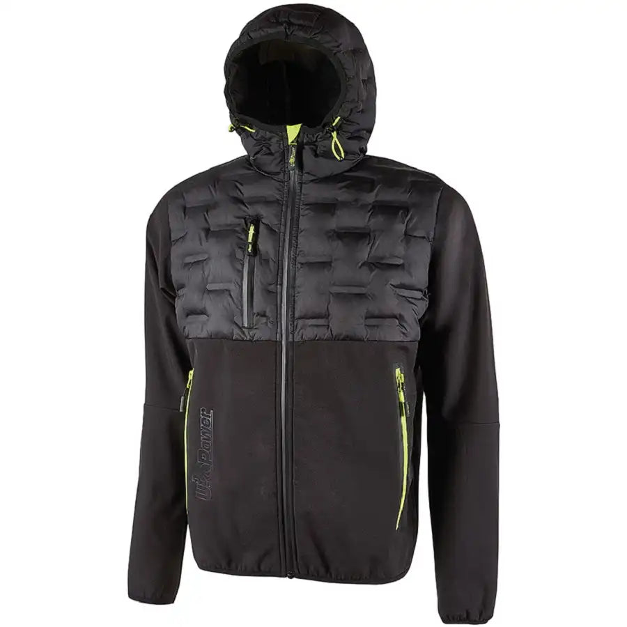 U-Power Spock Future Hybridjacke – black carbon