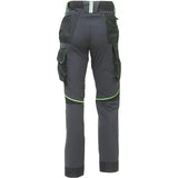 U-Power World Future Stretch Bundhose – asphalt grey/green