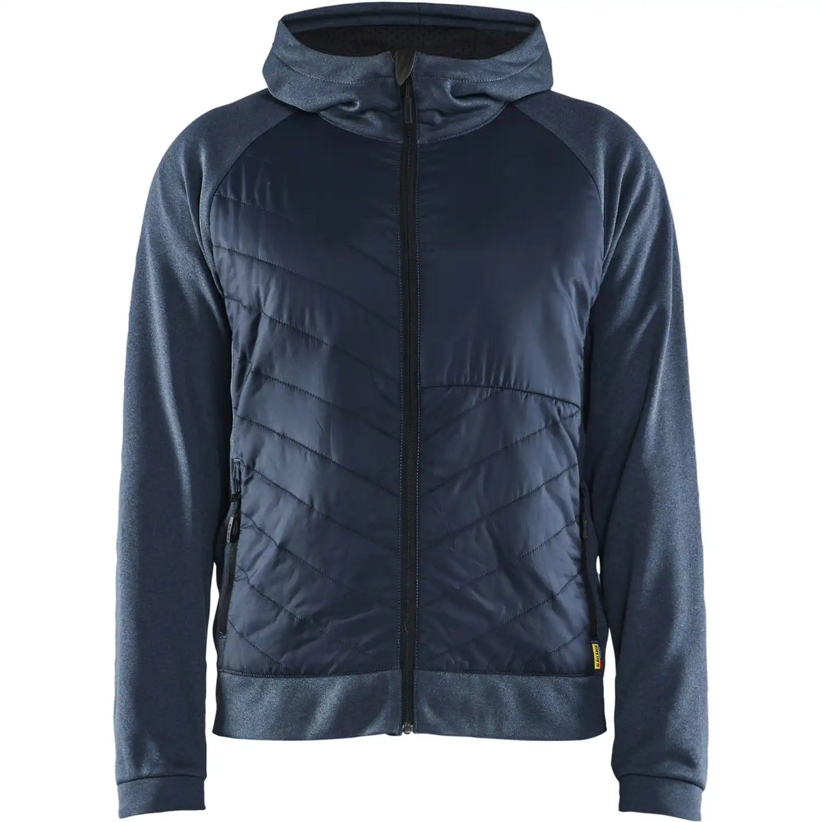 Blåkläder 3463 Hybrid Kapuzen-Sweatjacke – taubenblau/dunkelmarine