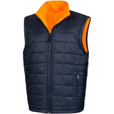 Nitras Motion TEX VIZ Plus Warnschutz Winterjacke – orange/marine