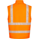Nitras Motion TEX VIZ Plus Warnschutz Winterjacke – orange/marine
