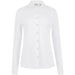 Hakro Cotton TEC 136 langarm Bluse – weiß