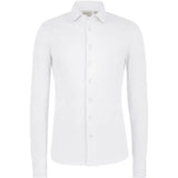 Hakro Cotton TEC 137 langarm Hemd – weiß