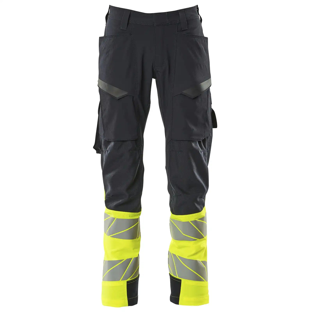Mascot Kl.1 Accelerate Safe Warn Stretchbundhose – schwarzblau/gelb