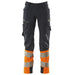 Mascot Kl.1 Accelerate Safe Warn Stretchbundhose – schwarzblau/orange