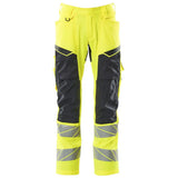 Mascot Accelerate Safe Warnschutz Bundhose Kl.2 – gelb/schwarzblau