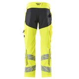 Mascot Accelerate Safe Warnschutz Bundhose Kl.2 – gelb/schwarzblau