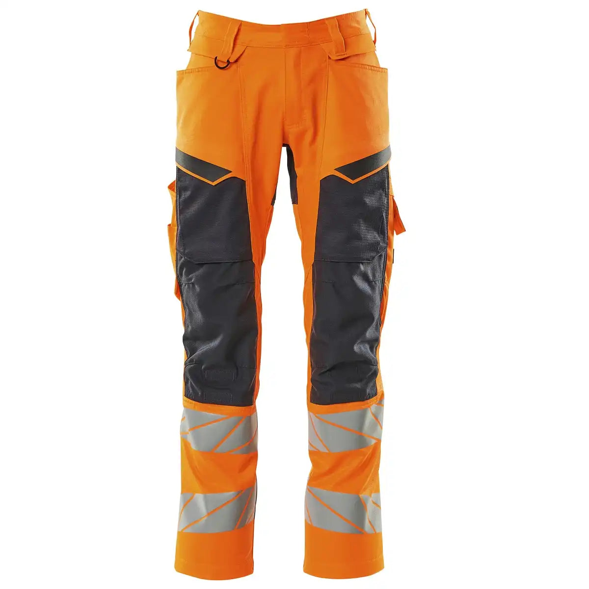 Mascot Accelerate Safe Warnschutz Bundhose Kl.2 – orange/schwarzblau