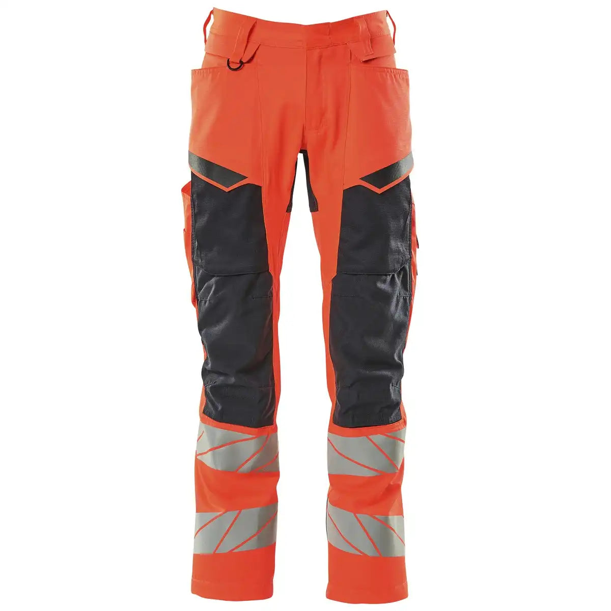 Mascot Accelerate Safe Warnschutz Bundhose Kl.2 – rot/schwarzblau
