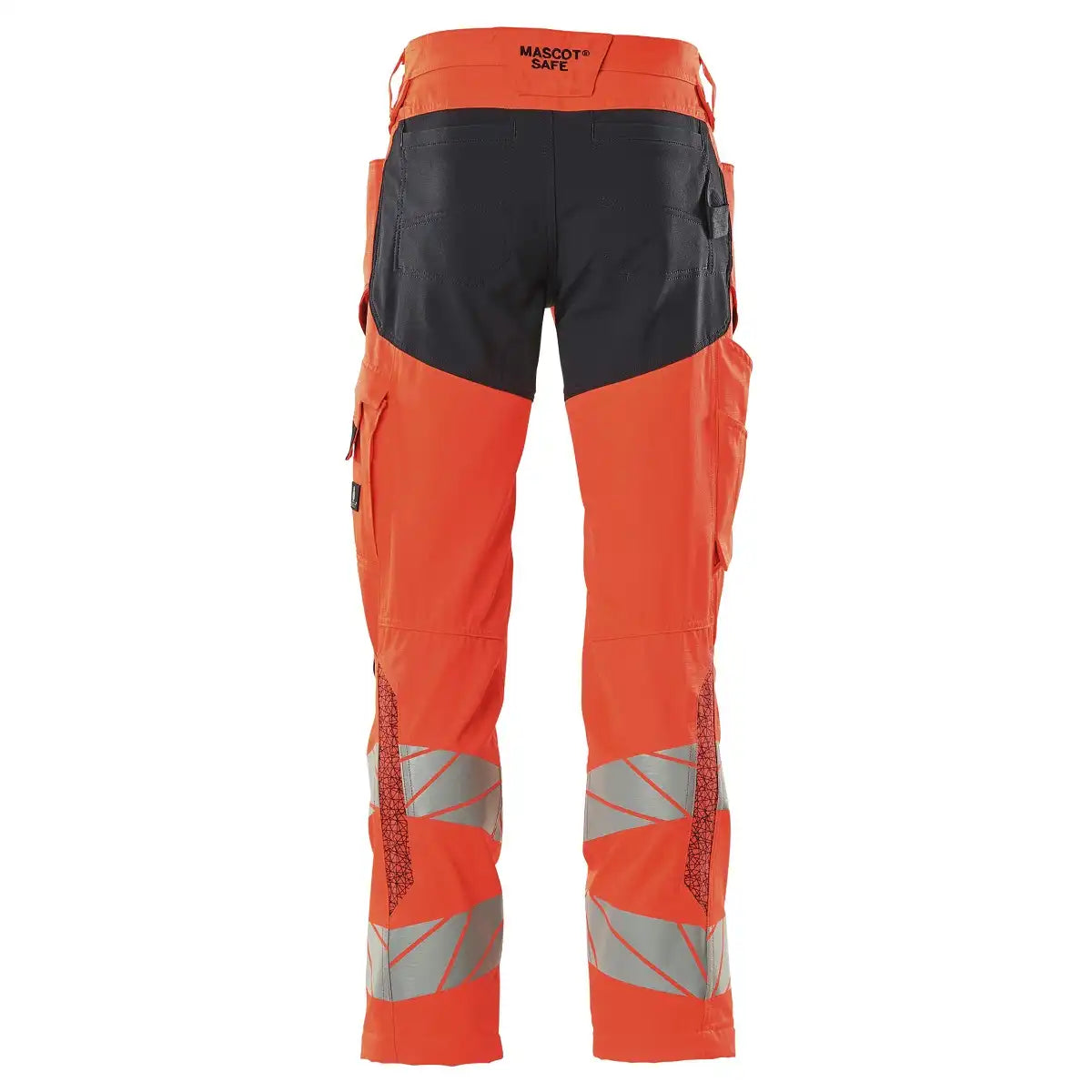 Mascot Accelerate Safe Warnschutz Bundhose Kl.2 – rot/schwarzblau
