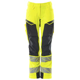 Mascot K2 Acceleratesafe Dame Warn Stretchbundhose – gelb/schwarzblau