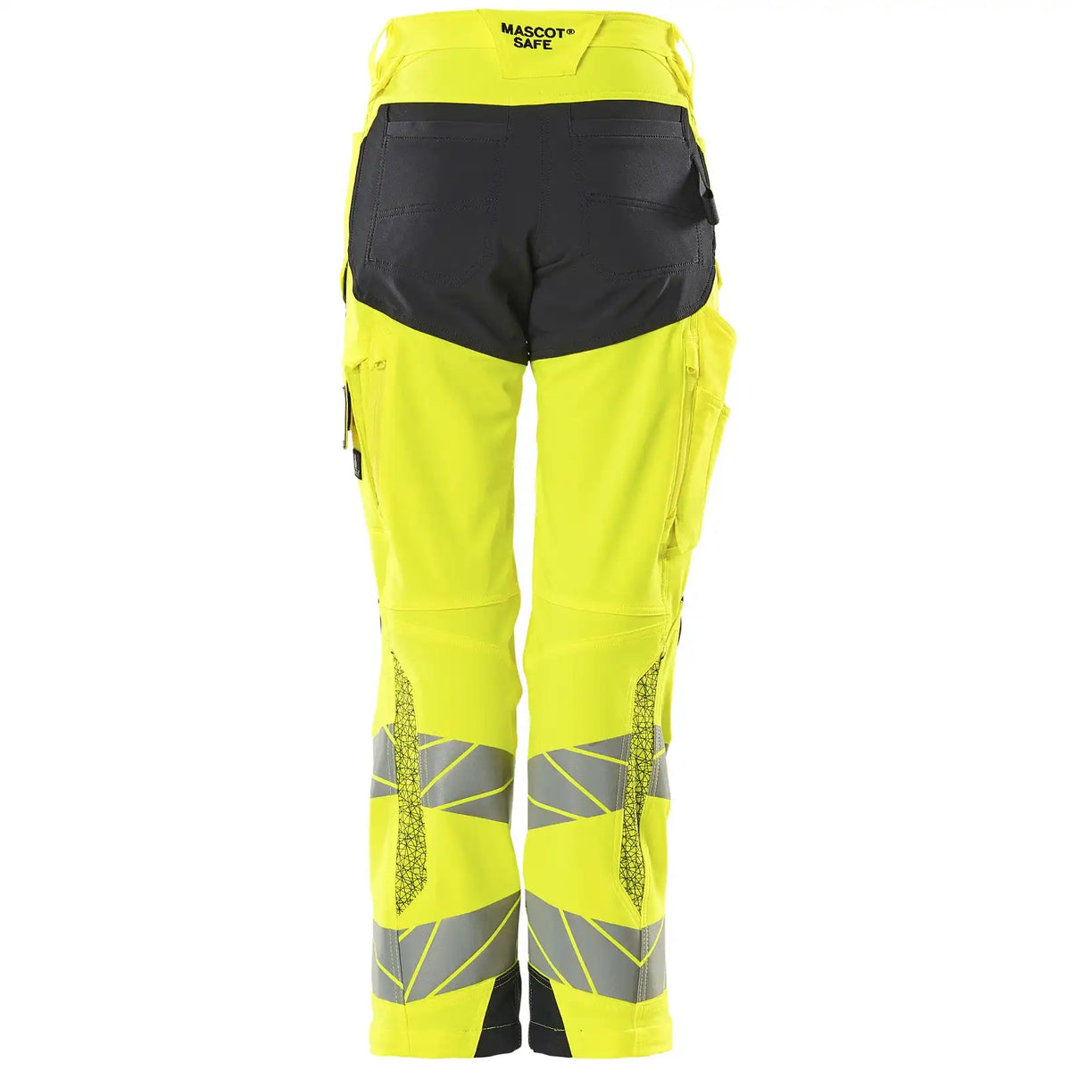 Mascot K2 Acceleratesafe Dame Warn Stretchbundhose – gelb/schwarzblau