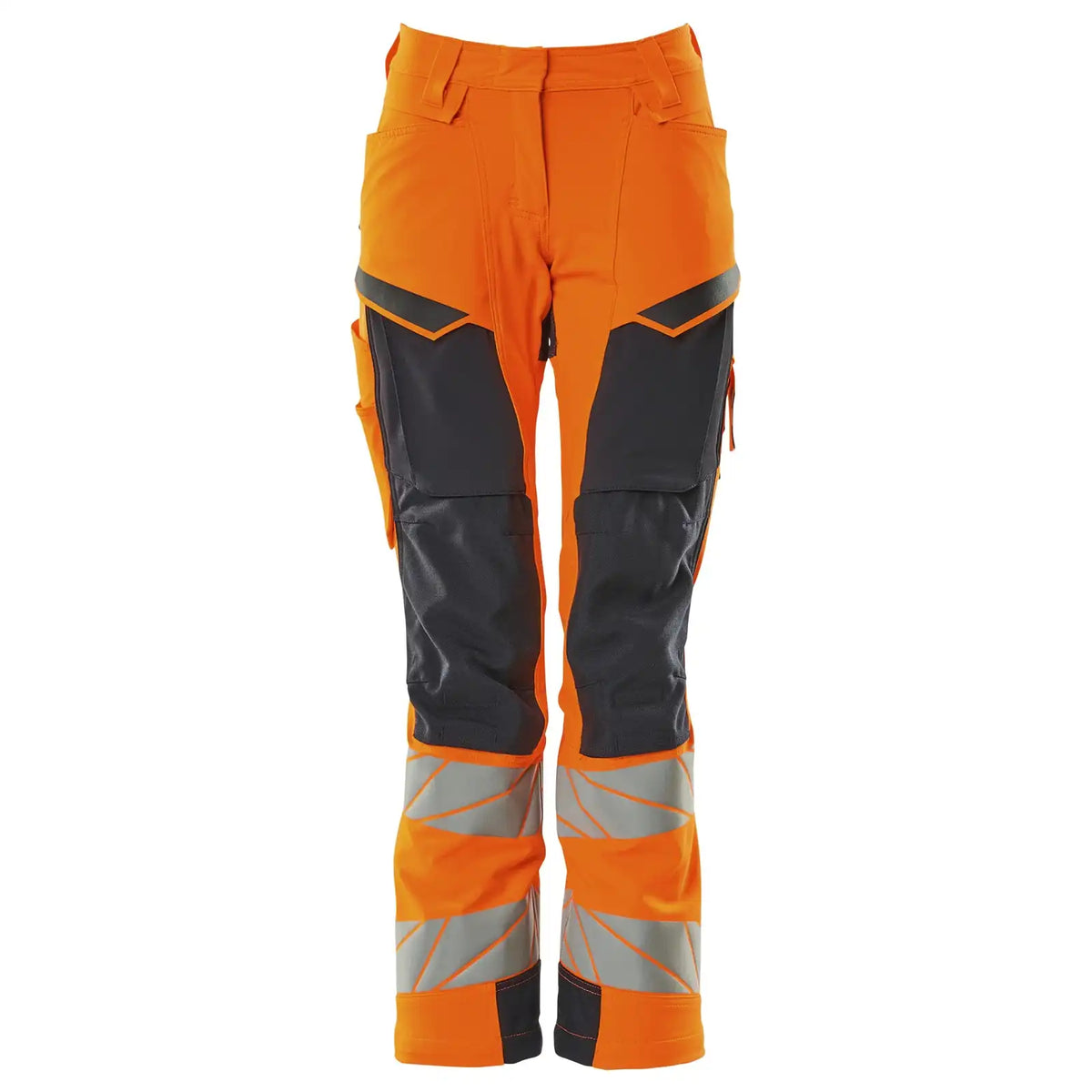 Mascot K2 Acceleratesafe Dame Warn Stretchbundhose – orange/schwarzblau