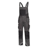 Nitras Motion TEX PRO FX Latzhose – grau/schwarz