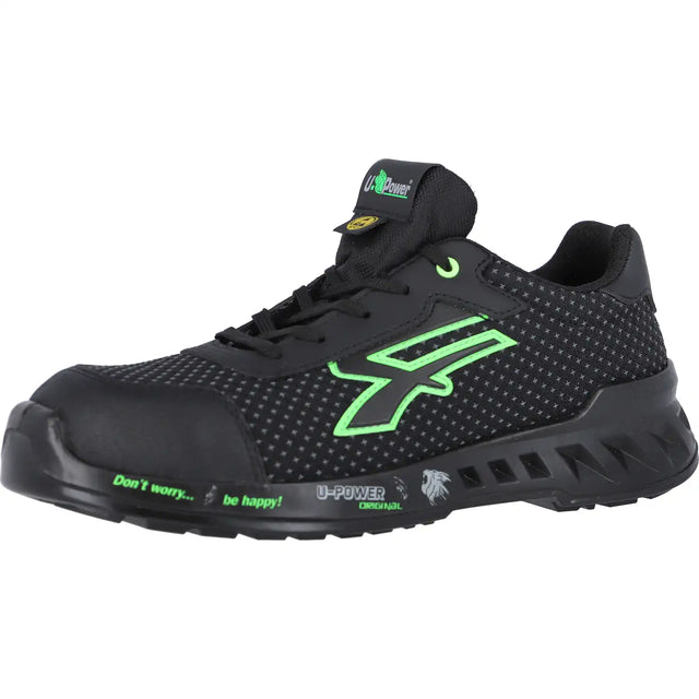 U-Power Steve Leve S3 Sicherheitshalbschuh rot – schwarz