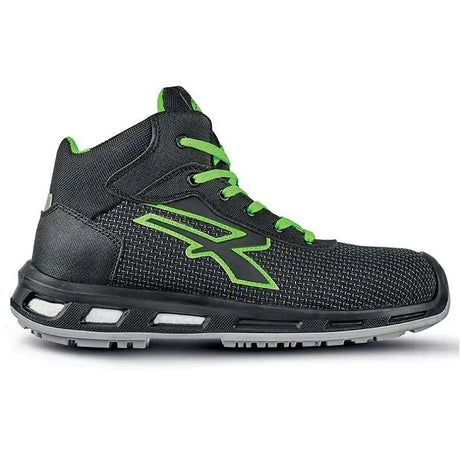 U-Power Ventura S3 Sicherheitshochschuhe schwarz – schwarz