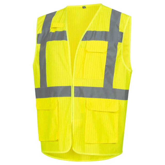 Nitras 7119 Warnweste antistatisch Kl. 1 – gelb