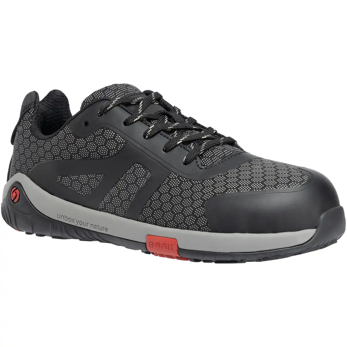 Baak Phoenix S3S Barfuß Sicherheitshalbschuhe grau – grau