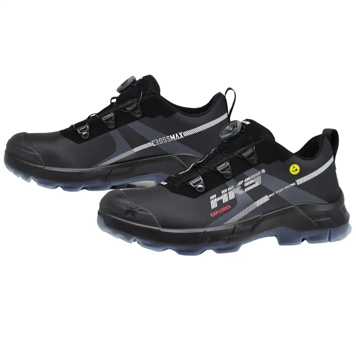 HKS Explorer BOA S3 Sicherheitshalbschuhe schwarz – schwarz