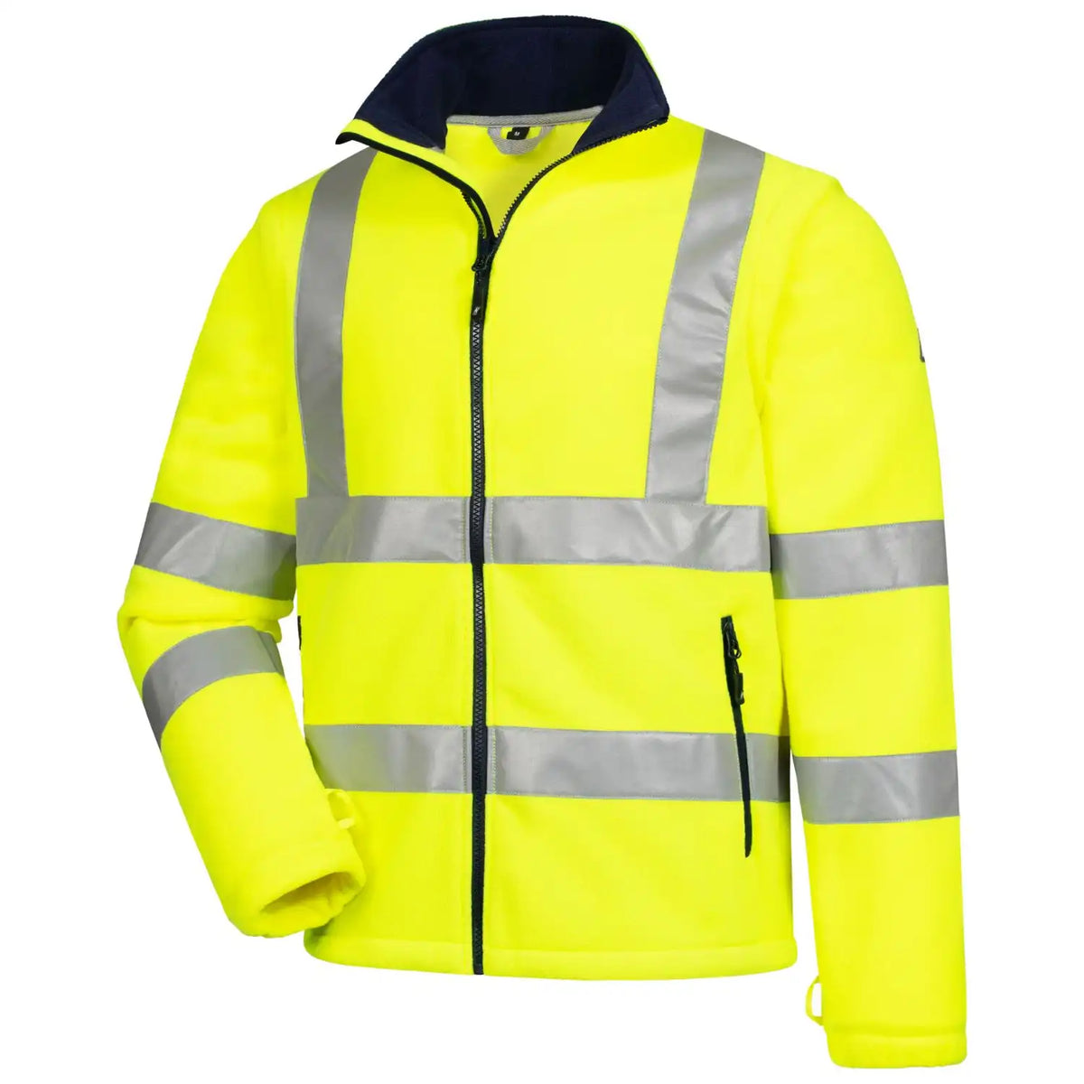 Nitras Motion TEX VIZ 7061 Warnschutz Fleeejacke – gelb