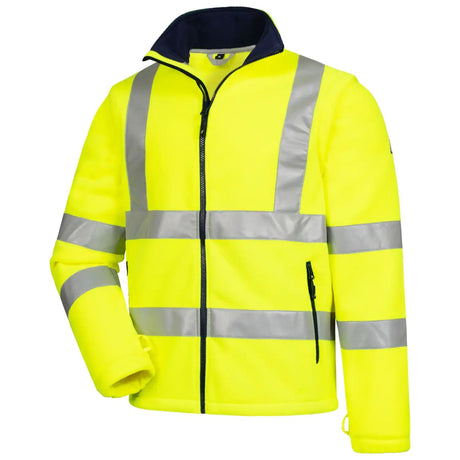 Nitras Motion TEX VIZ 7061 Warnschutz Fleeejacke – gelb