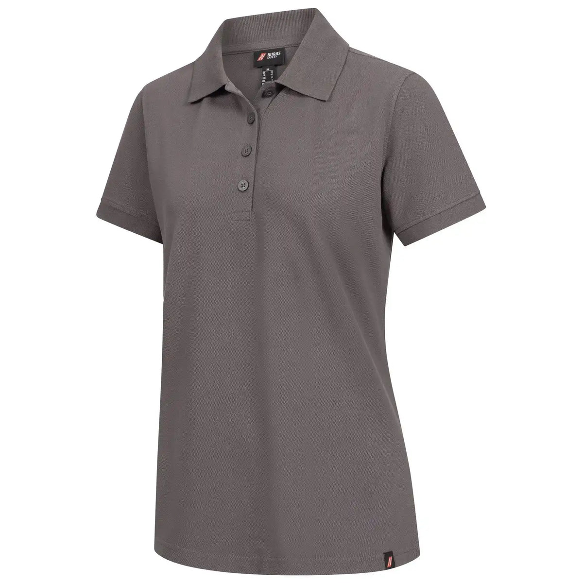 Nitras Damen Motion TEX Plus Poloshirt – grau