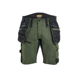 Blåkläder Striker Stretch Shorts – waldgrün/schwarz