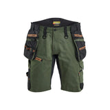 Blåkläder Striker Stretch Shorts – waldgrün/rost
