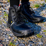 Nitras Utility Step MID S3L Sicherheitshochschuhe schwarz – schwarz
