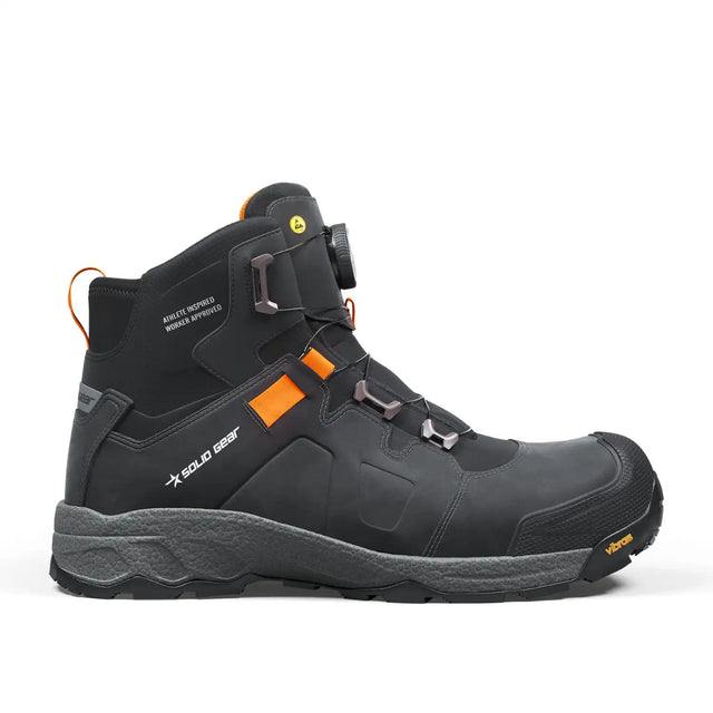 Solid Gear Vapor 3 mid S3S Sicherheitshochschuh schwarz – schwarz