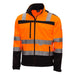 Nitras Motion TEX VIZ Warnschutz Softshelljacke 7170, 7171 – orange/schwarz