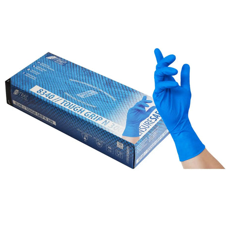 Nitras Tough Grip N 300 50St Nitril Einweghandschuhe blau