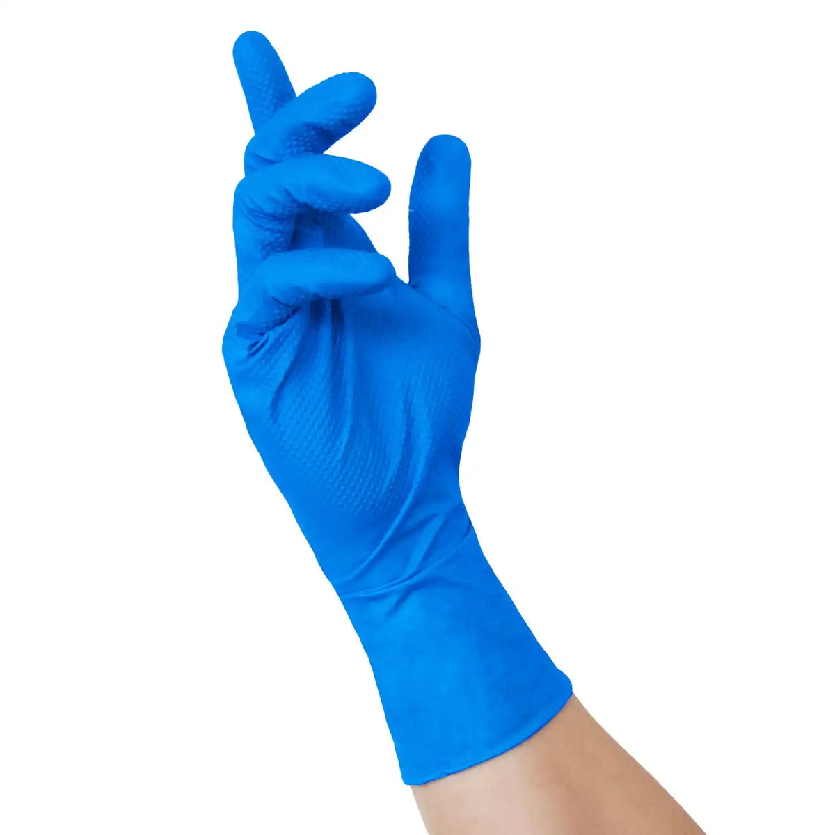 Nitras Tough Grip N 300 50St Nitril Einweghandschuhe blau