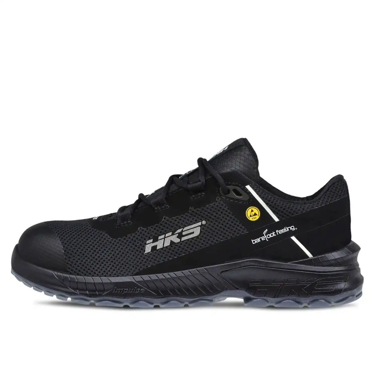 HKS BFS 50 S1P Barfuß Sicherheitshalbschuhe schwarz – schwarz