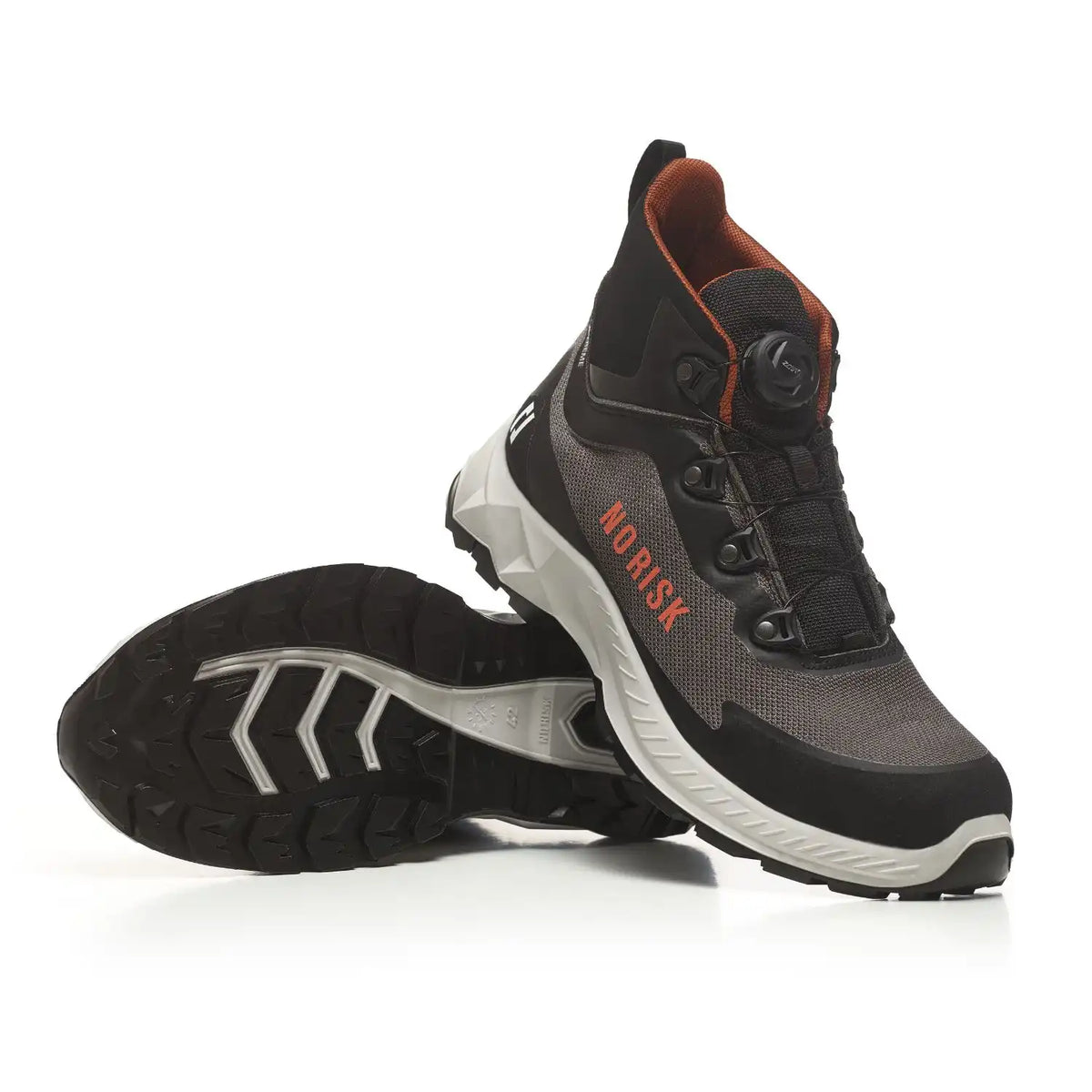 No Risk X-TREME MID S3 Sicherheitshochschuh grau – schwarz
