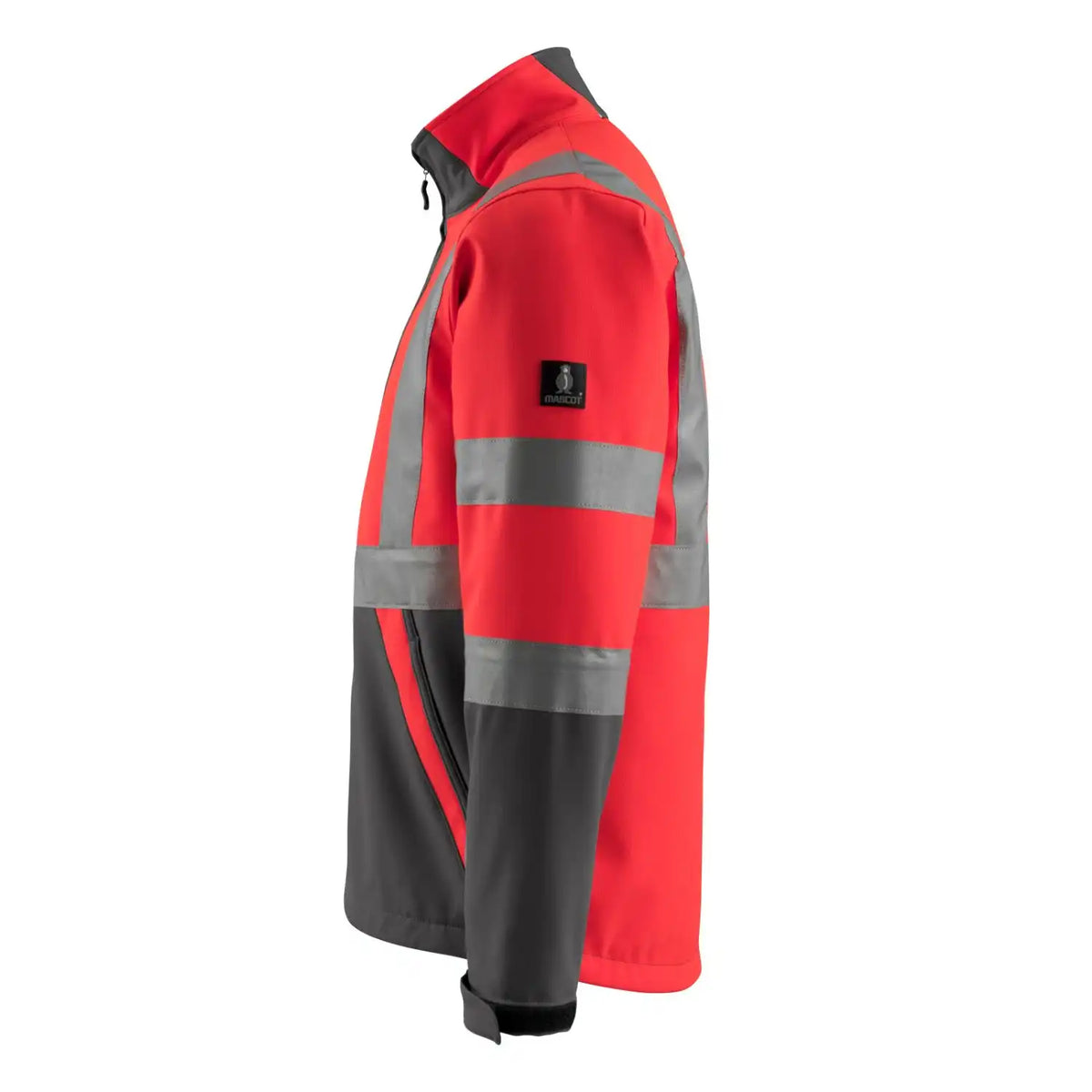 Mascot Kiama Safe Light Warn-Softshelljacke – rot/anthrazit