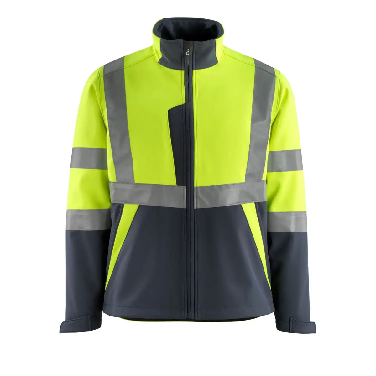 Mascot Kiama Safe Light Warn-Softshelljacke – gelb/schwarzblau