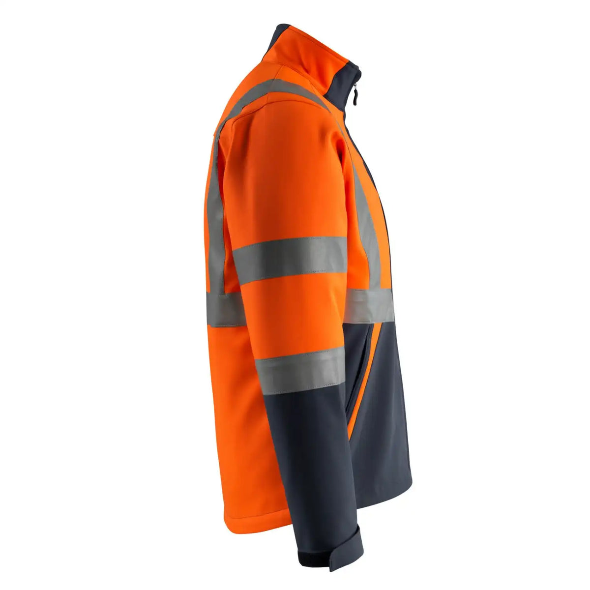 Mascot Kiama Safe Light Warn-Softshelljacke – orange/schwarzblau